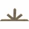 Ekena Millwork Saratoga Rough Sawn Timber Gable Bracket, Douglas Fir, 72"W x 42"H x 2"D x 6"F, 14/12 Pitch GBW072X42X0206SAR00RDF - alternate 2